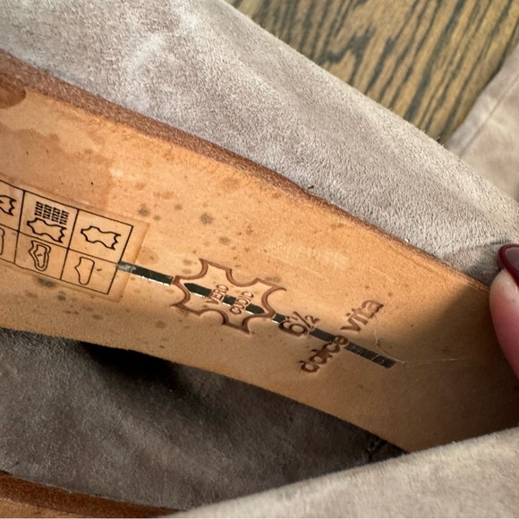 Dolce Vita Jules tall suede knee high platform boots size 6.5 - Picture 8 of 9